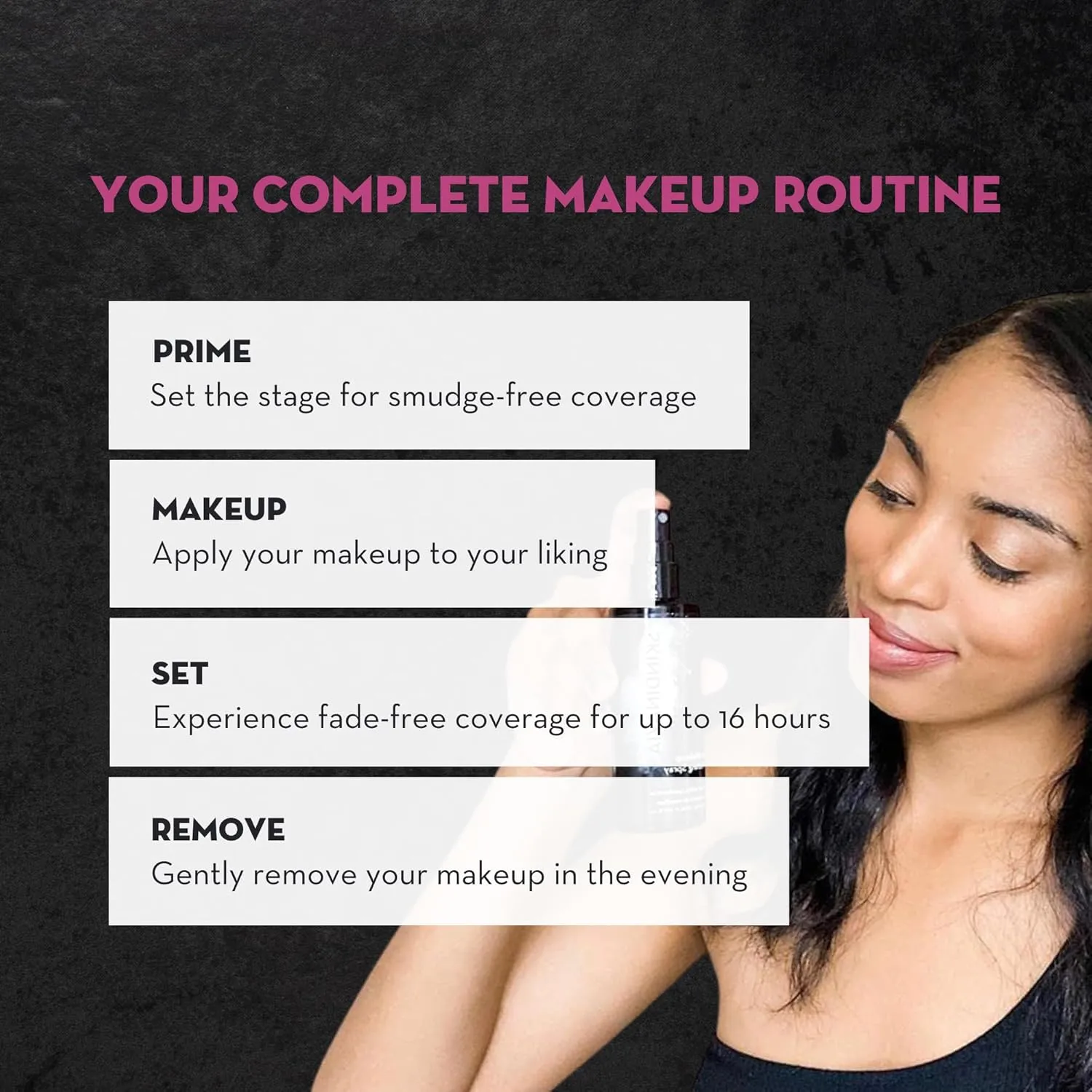 Skindinavia The Makeup Finishing Spray, Oil Control Makeup Setting Spray, All-Day Wear, Long-Lasting Up to 16  Hours, Heat-Resistant & Waterproof, Fine Mist, 8.0 Oz