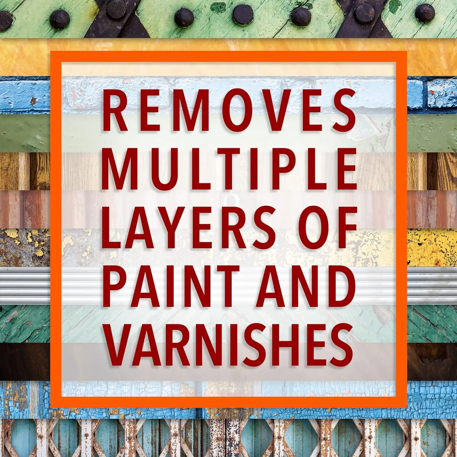 Smart 'n Easy Paint & Varnish Remover Gel - Do It Yourself Friendly Paint Remover - Strips Multiple Layers of Acrylic, Latex, Oil & Water-Based Paints & Varnishes - Orange Citrus Scent - 1/2 Gallon