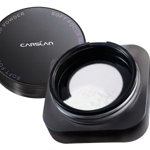 Soft Focus Loose Setting Powder, Waterproof, Matte, Oil Control, Shine Free, Talc-Free Face Powder Makeup, 24H Longwear Finishing Powder, 01 Dark Purple