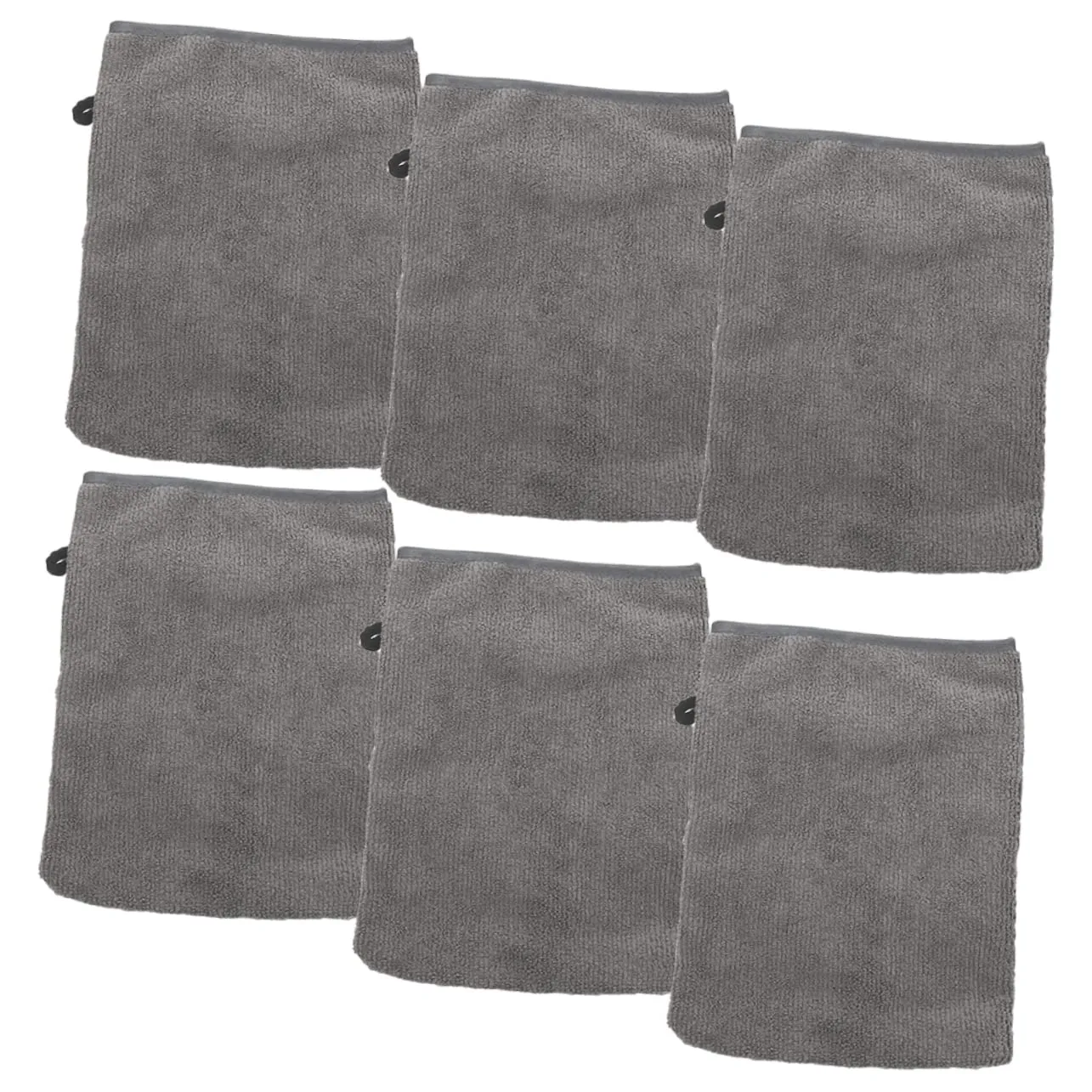 SOIMISS 6pcs Microfiber Cleansing Cloth Cover Makeup Wash Cloths Face Cleaning Mitts