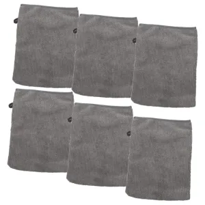 SOIMISS 6pcs Microfiber Cleansing Cloth Cover Makeup Wash Cloths Face Cleaning Mitts
