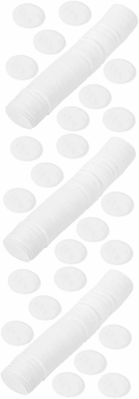 SOIMISS 300pcs Daily Use Makeup Pads Soft Non-Woven Facial Rounds for Makeup Removal Convenient for Skin Types Lightweight Absorbent
