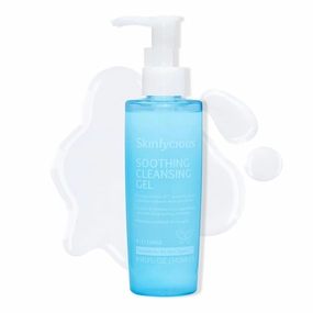 Soothing Cleansing Gel for Face - Removes Makeup Without Disturbing Skin Balance. Helps Clear Blemishes Due to Sensitive Skin