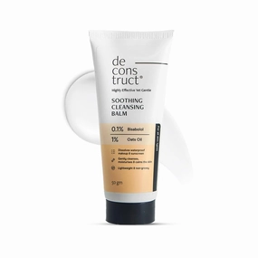 Soothing Makeup Cleansing Balm|Contains 0.1% Bisabolol&1% Oats Oil|Gentle Makeup Remover|For Normal,Dry,Combination Skin|Removes Excess Oil&Dirt,&Clear Pores|For Men&Women|50G