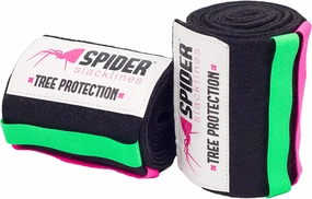 Spider Slacklines - Tree Protection XL - Abrasion Resistant Fabric - Contains Four Colored Strips with Hook-and-Loop Fastener for Webbing or Sling - Length 6.5 ft