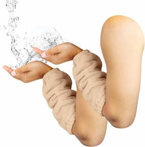 Stone|Life Beauty - Reusable Microfiber Wrist Sleeve | Wristband for Washing Face | Soft Washband for Face Washing - Makeup - Sports - Hair | Spa Beauty Sleeve Washband | Prevent Sweat - Bombshell Beauty Sleeve – 1 Pair