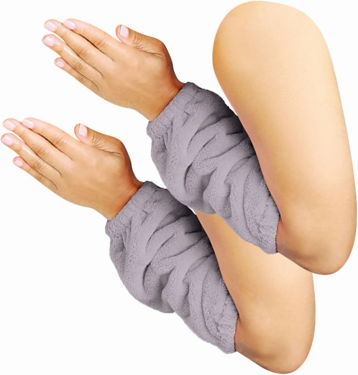 Stone|Life Beauty - Reusable Microfiber Wrist Sleeve | Wristband for Washing Face | Soft Washband for Face Washing - Makeup - Sports - Hair | Spa Beauty Sleeve Washband | Prevent Sweat - Bombshell Beauty Sleeve – 1 Pair