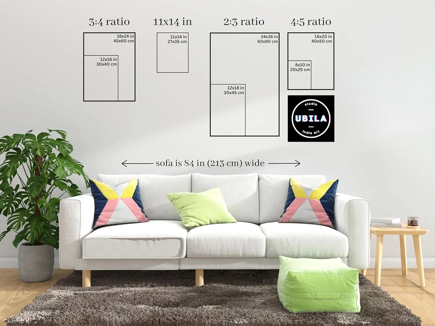 StudioUBILA Cinque Terre Wall Art Poster, Decorative Cityscape Landscape Art Prints, Home Decor Wall Art Print for Bedroom Living Room Kitchen Decorations, Unframed