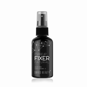 Sw.iss Beauty Natural Makeup Fixer | Natural Dewy Finish | With Vitamin E and Aloe Vera | Long-Lasting | Hydrating & Refreshing Setting Spray | 70 ml
