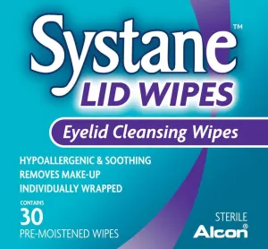 Systane Lid Wipes Eyelid Cleansing Wipes 30 Each (Pack of 4)
