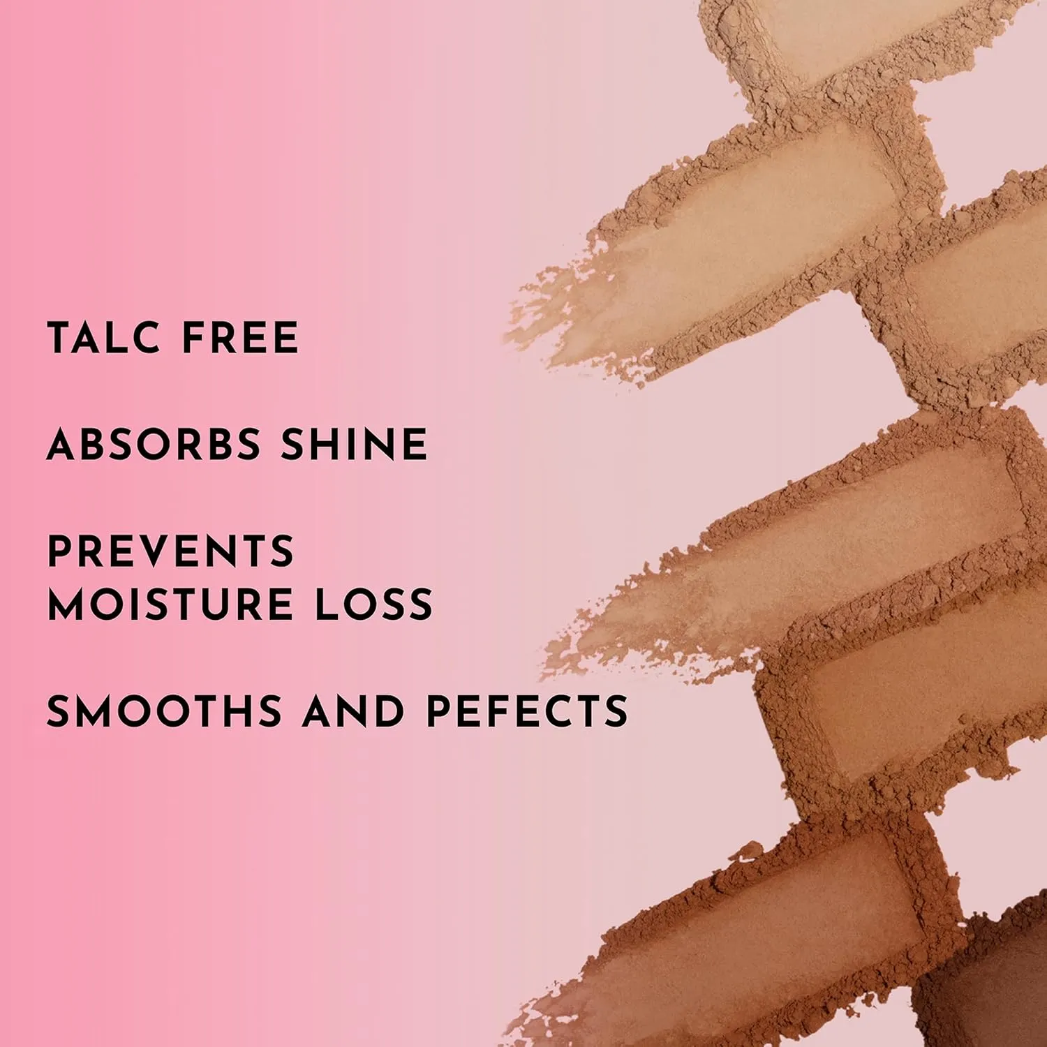Talc Free Skin Smoothing Powder, Medium, Tan, 0.34 Ounce
