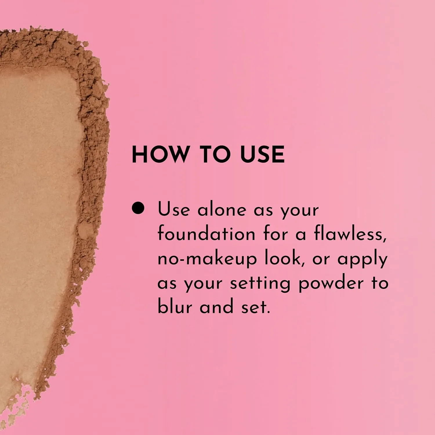 Talc Free Skin Smoothing Powder, Tan, 0.32 oz / 9.1 g