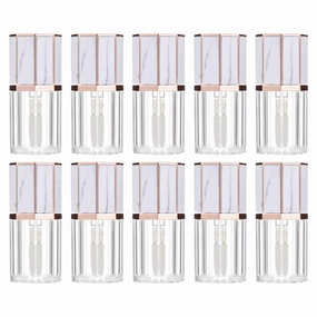 Terrarium Clear Lipgloss 10pcs 5ml Empty Lip Tubes Reusable Lipstick Tube Clear Lip Tube Lip Gloss Bottles DIY Lipstick Tool Clear Lip Gloss Clear Lip Gloss