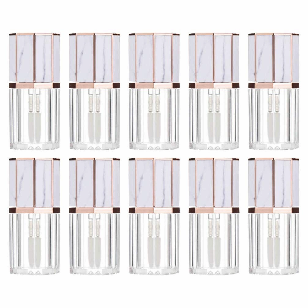 Terrarium Clear Lipgloss 10pcs 5ml Empty Lip Tubes Reusable Lipstick Tube Clear Lip Tube Lip Gloss Bottles DIY Lipstick Tool Clear Lip Gloss Clear Lip Gloss