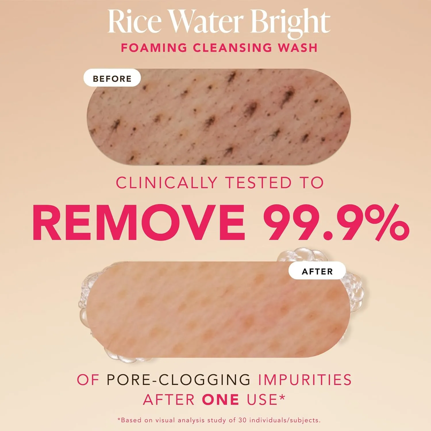The Face Shop Rice Water Bright Double Cleansing Duo Set with Ceramide, Korean Skin Care, Gentle Face Wash & Pore Control Cleansing Oil, Hydrating, Moisturizing, Vegan Facial Cleanser, Makeup Remover