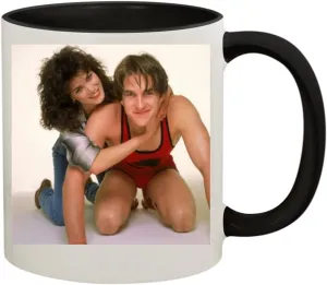 The Night's Watch Linda Fiorentino - 11oz Colored Inner and Handle Coffee Mug TNW #PDI829738, Black