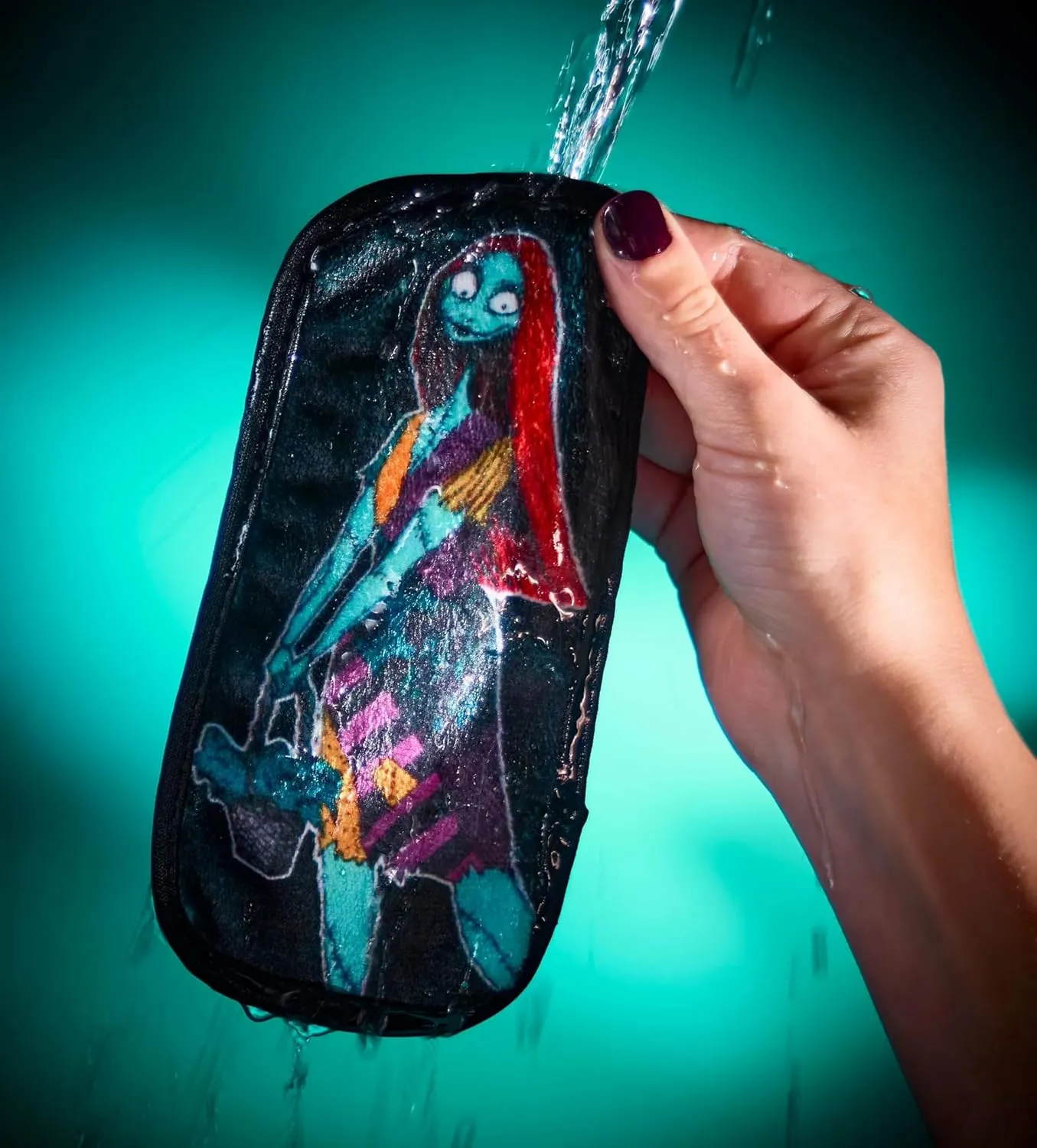The Original MakeUp Eraser Mini PRO 5pk, Erase All Makeup With Just Water, Including Waterproof Mascara, Eyeliner, Foundation, Lipstick, Sunscreen, and More! Nightmare Before Christmas, 5ct.