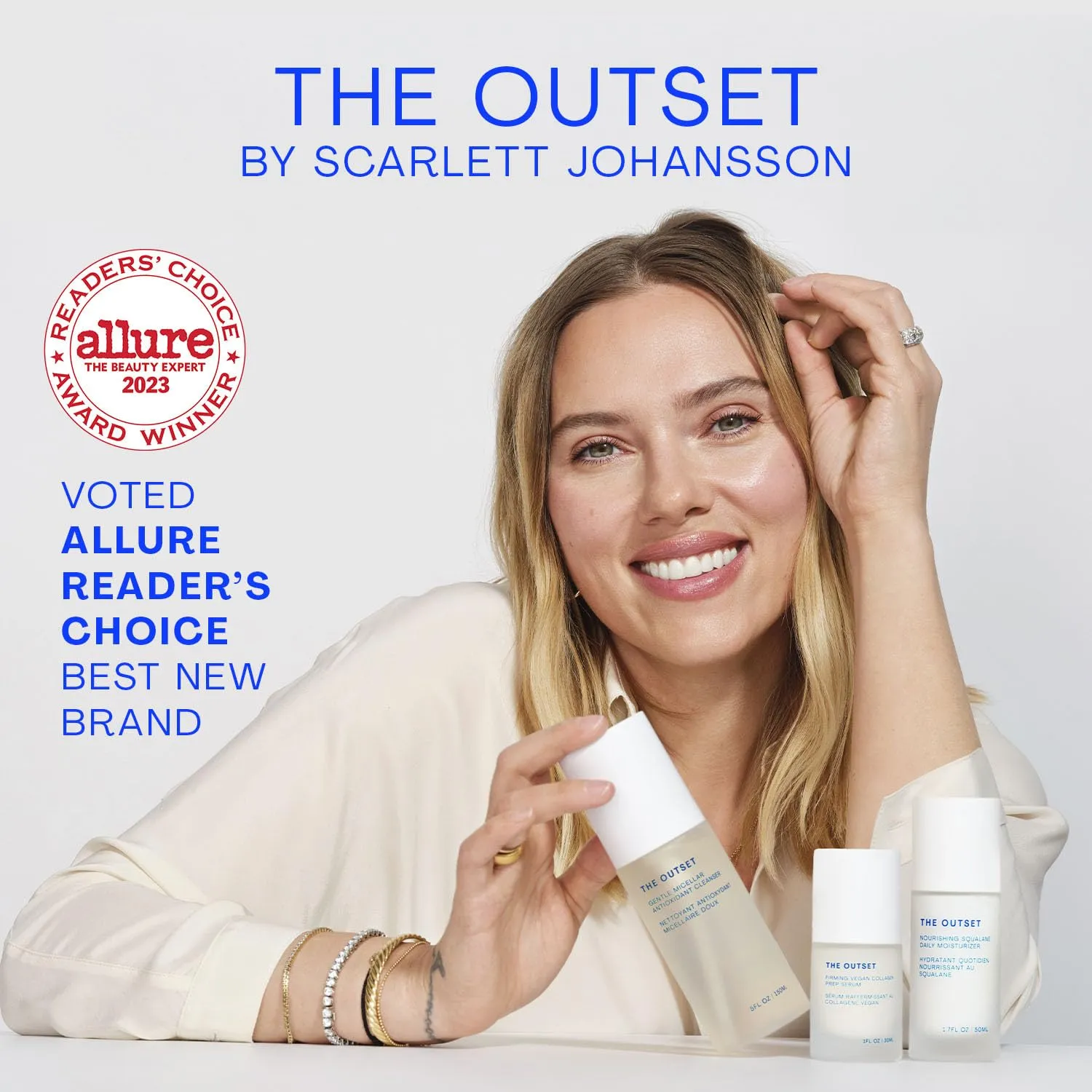The Outset Gentle Micellar Antioxidant Cleanser - Gel Face Wash   Makeup Remover - Hydrating and Brightening - Fragrance Free for Sensitive Skin - Clean, Vegan, Gluten Free, All Skin Types - 5 fl oz