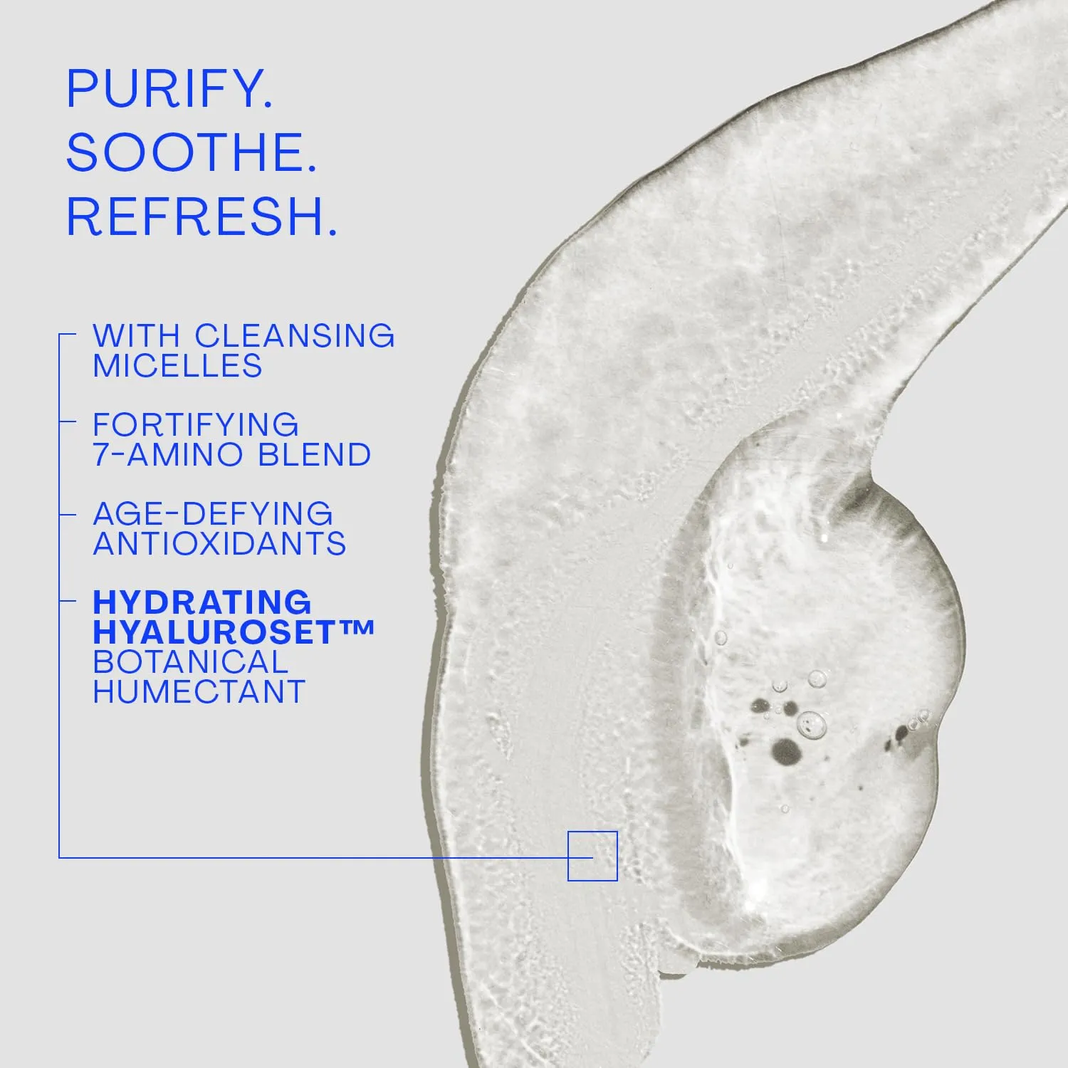 The Outset Gentle Micellar Antioxidant Cleanser - Gel Face Wash   Makeup Remover - Hydrating and Brightening - Fragrance Free for Sensitive Skin - Clean, Vegan, Gluten Free, All Skin Types - 5 fl oz