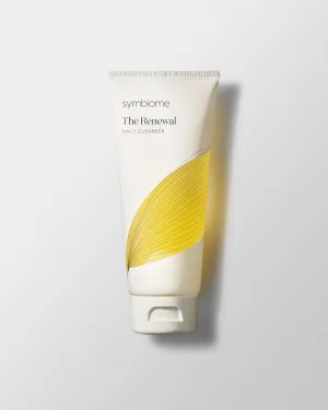 The Renewal Daily Facial Cleanser, Rich & Hydrating Oil-Based Gel Cleanser Face Wash, Vegan & Organic Face Cleanser with Seje Fruit Oil, 100mL Cleansing Gel