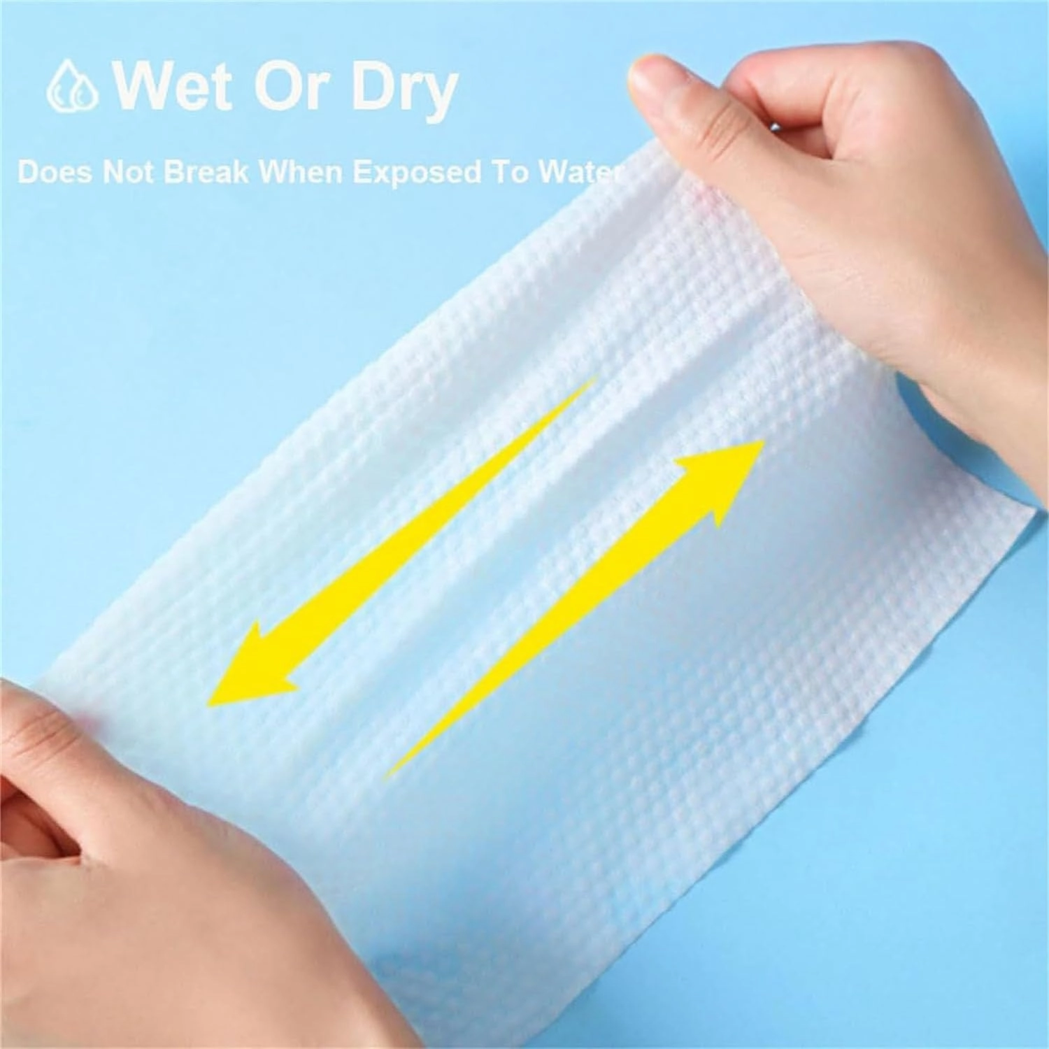 The Super Absorbent Daily Clean Towel,Super Absorbent Daily Clean Towel,Facial Cotton Tissue,100% Soft Dry Wipes,Disposable Face Towels For Drying Face (5PCS)