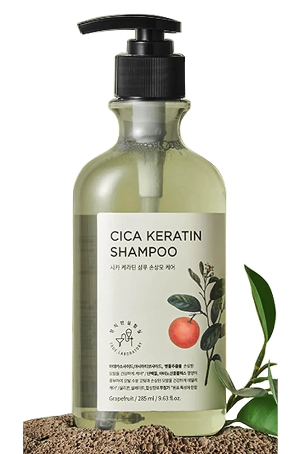 TheMogan True.LAB Cica Keratin Shampoo 285ml - Soothing & Strengthening Formula with Centella Asiatica, Keratin, and Natural Oils for Healthy Scalp and Hair