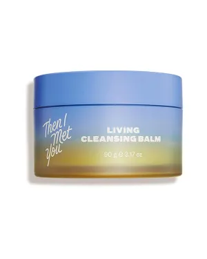 Then I Met You Living Cleansing Balm, Melts Makeup & Sunscreen, Non-Stripping Zero Residue Oil Cleanser with Seaberry, Olive, Grape Seed Oils, Vit E & Persimmon, First-Step Clean Vegan Korean Skincare