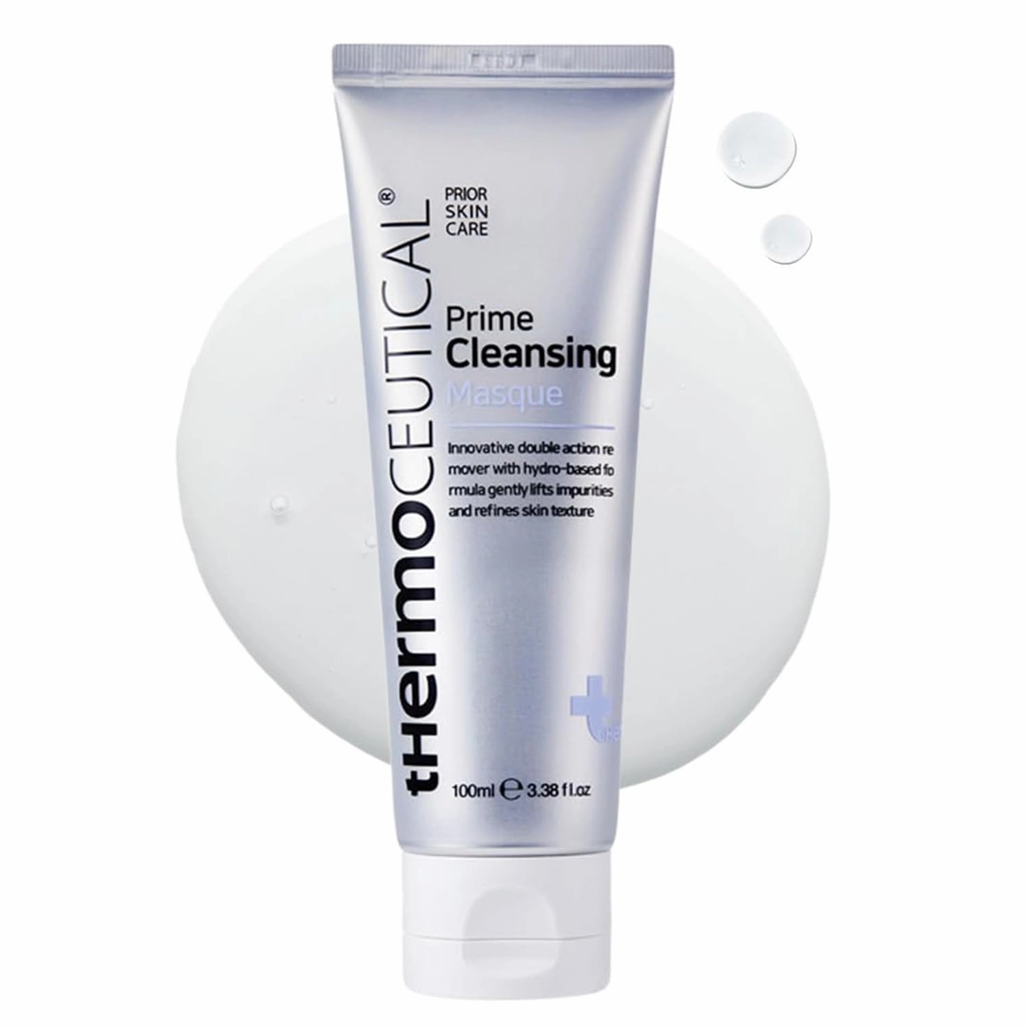 tHermoCEUTICAL Prime Cleansing Masque - Hydro Boost Lightweight Facial Cleanser, All-in-one Makeup Remover & Gentle Face Wash Gel for Sensitive Skin, 3.38 fl.oz