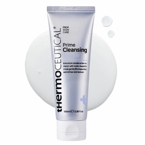 tHermoCEUTICAL Prime Cleansing Masque - Hydro Boost Lightweight Facial Cleanser, All-in-one Makeup Remover & Gentle Face Wash Gel for Sensitive Skin, 3.38 fl.oz
