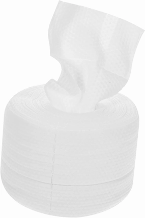 Thick Cotton Disposable Face Towels 1 Roll/60 Pcs Gentle Makeup Remover Towels for Facial Cleansing