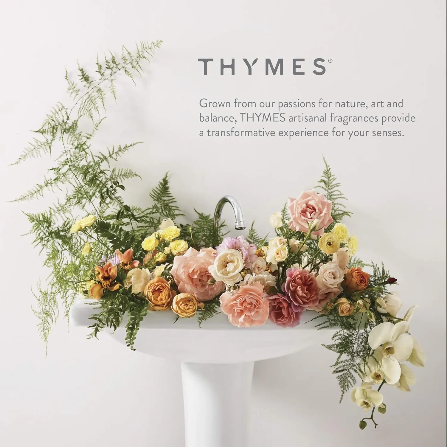 Thymes Home Fragrance Mist - Aqua Coralline Scented Room Spray for Home - Air Freshener (3 oz)