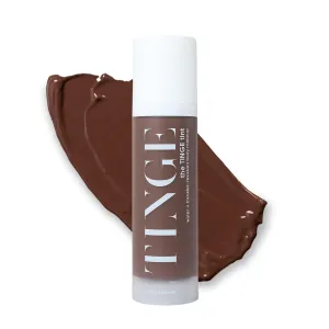 Tinge Tint Body Makeup, Lasts Up to 48 Hours, Medium Coverage Cream With Amino Acids, Hyaluronic Acid & Lysine, Semi Matte Finish, Water & Transfer Resistant, Fragrance Free, 3.38 Fl Oz - Deep Neutral