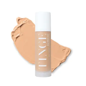 Tinge Tint Body Makeup, Lasts Up to 48 Hours, Medium Coverage Cream With Amino Acids, Hyaluronic Acid & Lysine, Semi Matte Finish, Water & Transfer Resistant, Fragrance Free, 3.38 Fl Oz - Medium Cool
