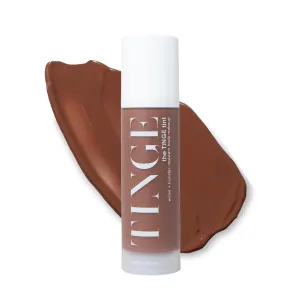 Tinge Tint Body Makeup, Lasts Up to 48 Hours, Medium Coverage Cream With Amino Acids, Hyaluronic Acid & Lysine, Semi Matte Finish, Water & Transfer Resistant, Fragrance Free, Vegan, 3.38 Fl Oz Tube
