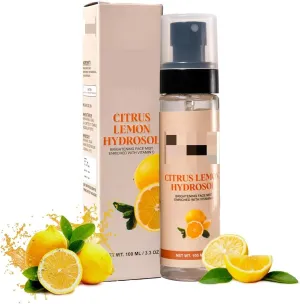 Toner Face Mist Spray | Lemon Hydrosol for Hydration, Glow, Acne Control | Refreshing Summer Spray, Makeup Setting & Pore-Tightening | All Skin Type