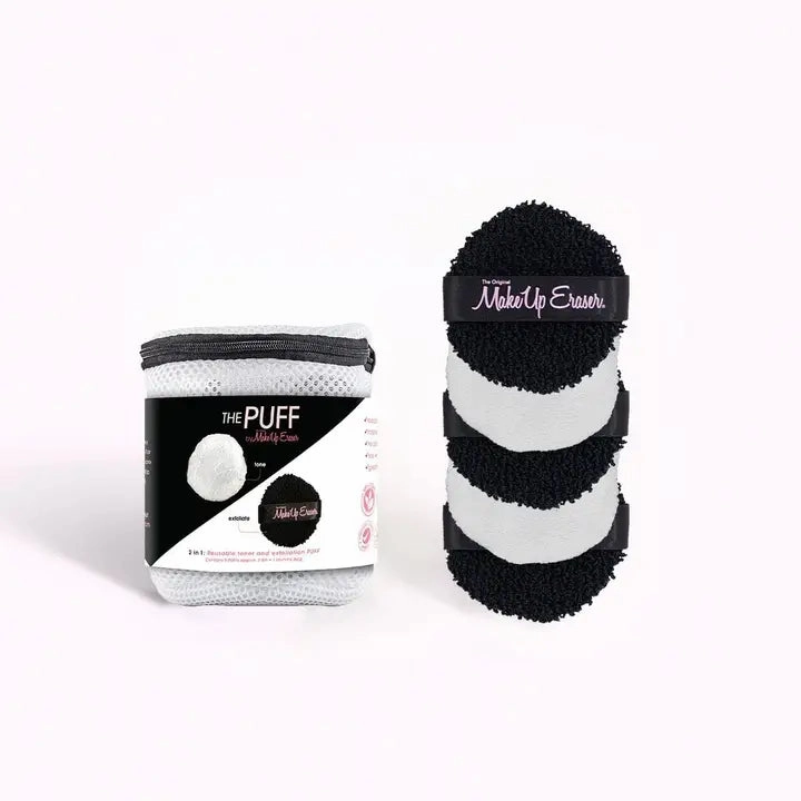 Toner & Exfoliating Puff- 5 Pack