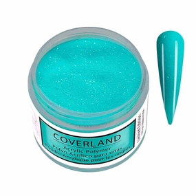 Tones Coverland Acrylic Nail Powder "Teal" - Limited Edition Acrylic Powder for Nail Design, Sculpting, and Masking Nail Bed Imperfections - Professional Acrylic Nail Supplies - (1.5 Oz)
