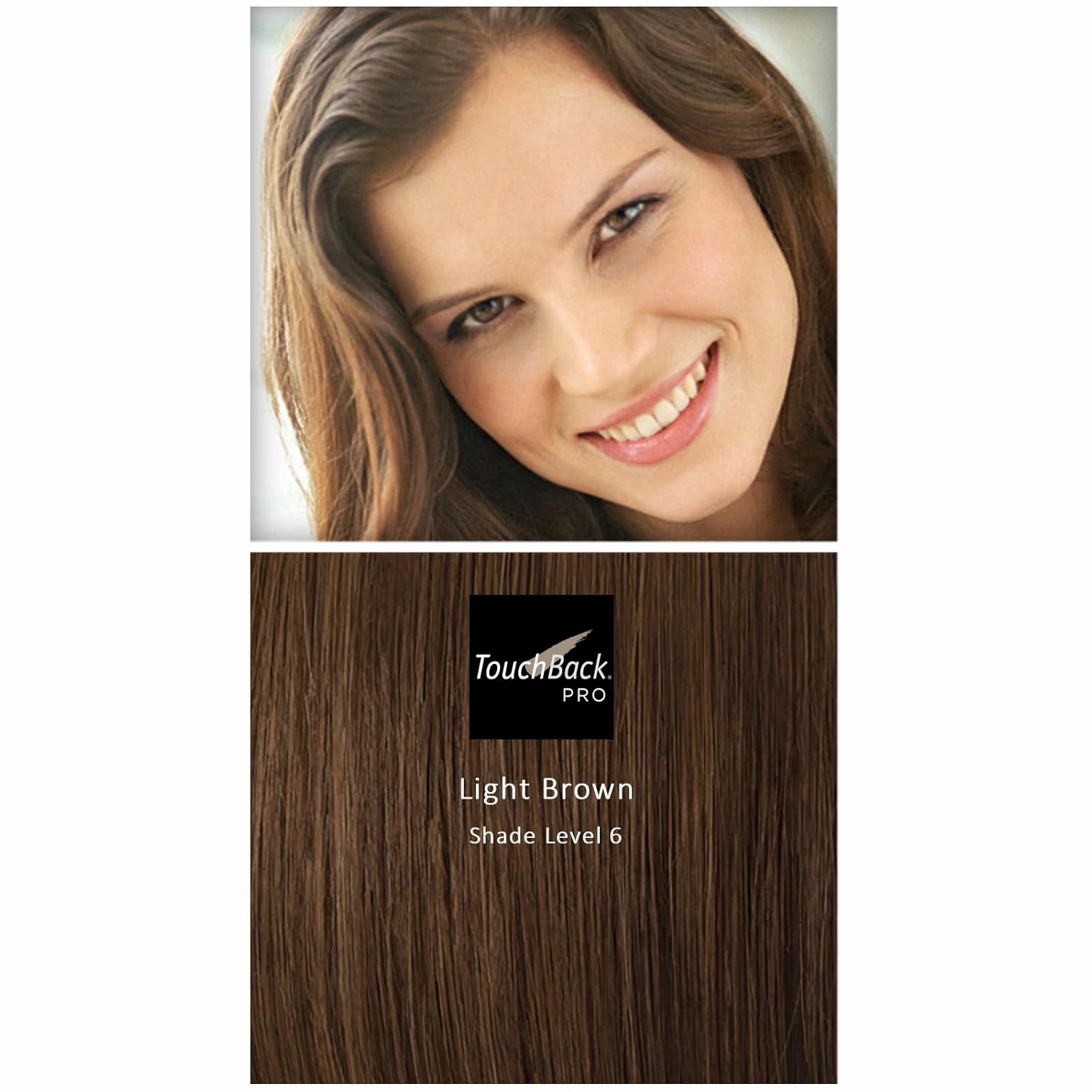 TouchBack PRO Light Brown Gray Root Touch Up Marker Applicator - Real Hair Color