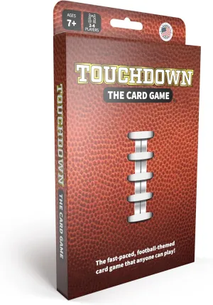 Touchdown! Fun Card Games - The Fast-Paced, Football Themed Card Game That Anyone Can Play, 2-4 Players, Ages 7 , Family Game Night, Card Games for Adults and Kids, Stocking Stuffers