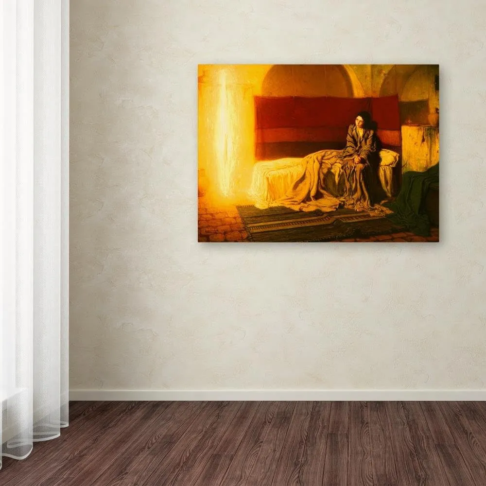 Trademark Fine Art The Annunciation Wall Decor, 18 in x 24 in