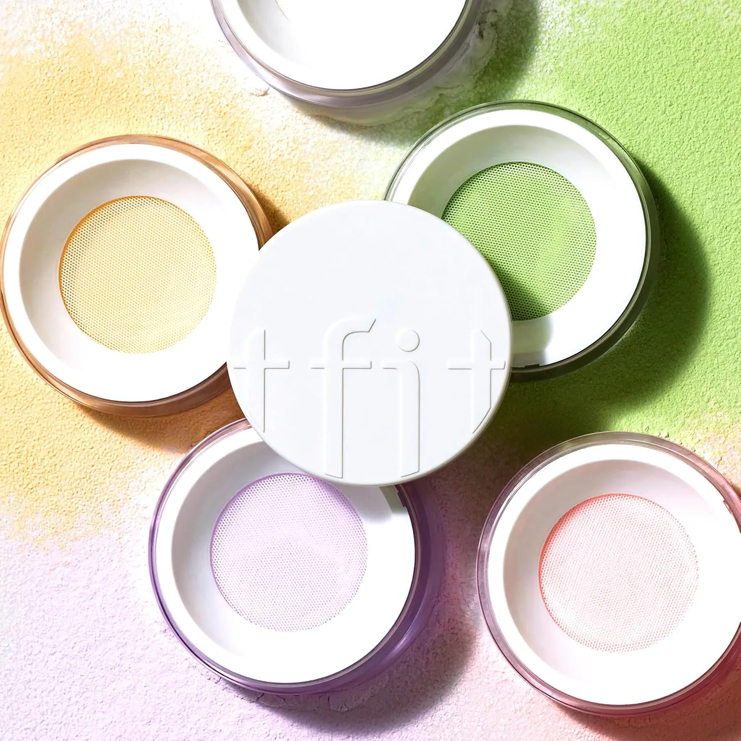Translucent Set Finishing Powder - Sebum Control Face Loose Powder, Matte & Silky Finish, Lightweight, Long-lasting, Korean Makeup, 0.24 Oz. (04 Lavender, 0.24 Oz.)