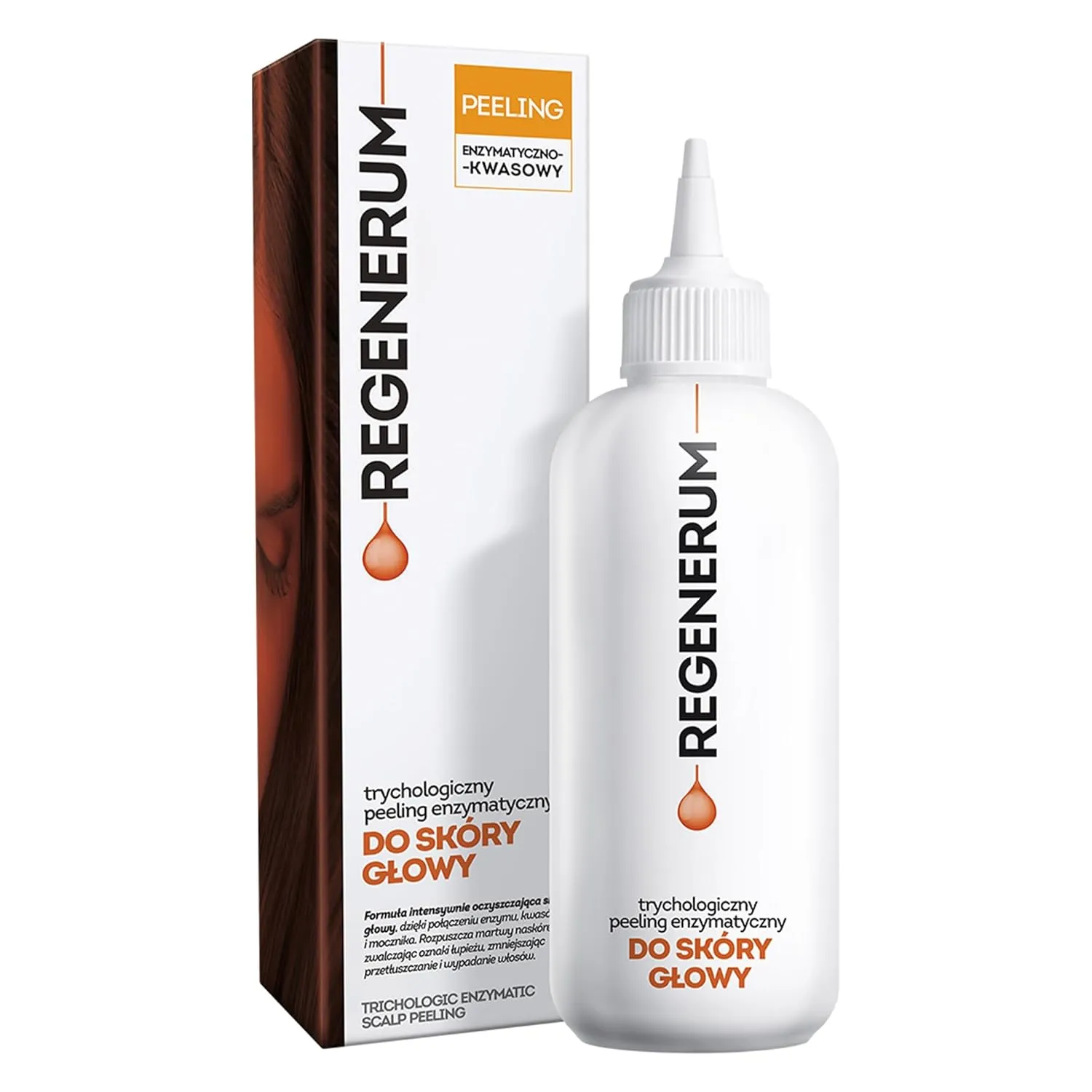 Trichology Line Enzymatic Scalp Peeling - Intensive Cleansing Formula with Bromelain, Acids, and Urea, Prevents hair Loss - 110ml