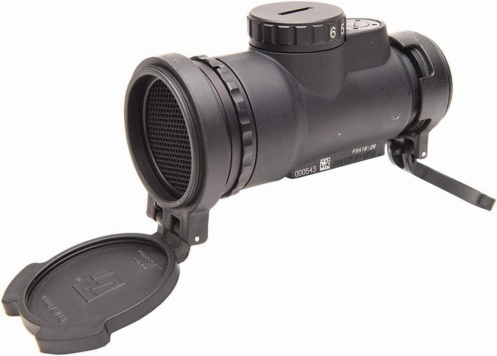 Trijicon MRO-C-2200017 1x25mm Patrol Riflescope with Miniature Rifle Optic (Mro), 2.0 MOA Adjustable Red Dot Reticle (Without Mount), Black