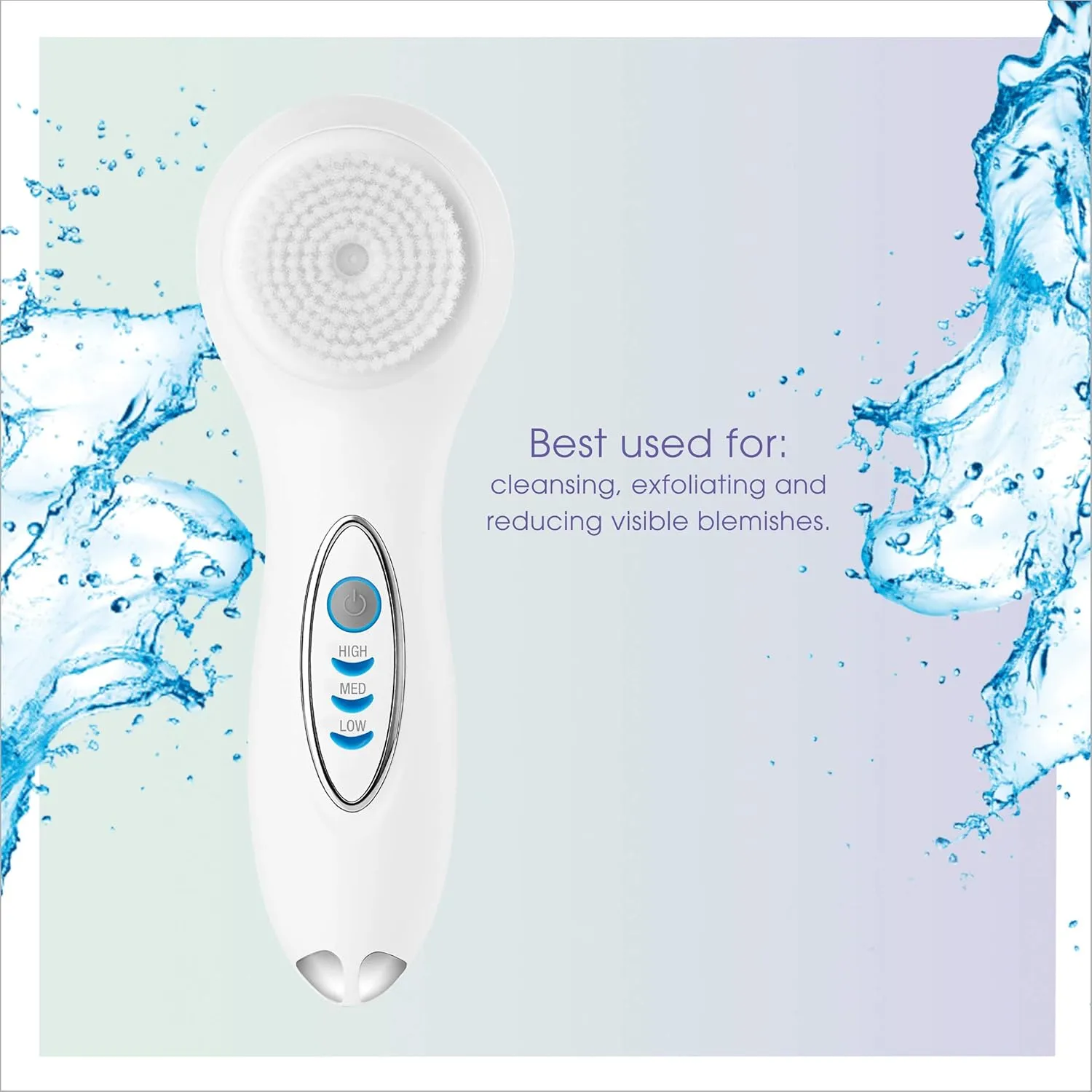 True Glow by Conair Facial Brush - Waterproof   Rechargeable
