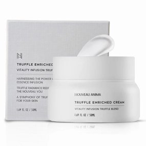 Truffle Facial Cream – Hydrating White Truffle Skincare with Hyaluronic Acid & Niacinamide, Lightweight, Hypoallergenic, Fragrance-Free, 50ml for All Skin Types