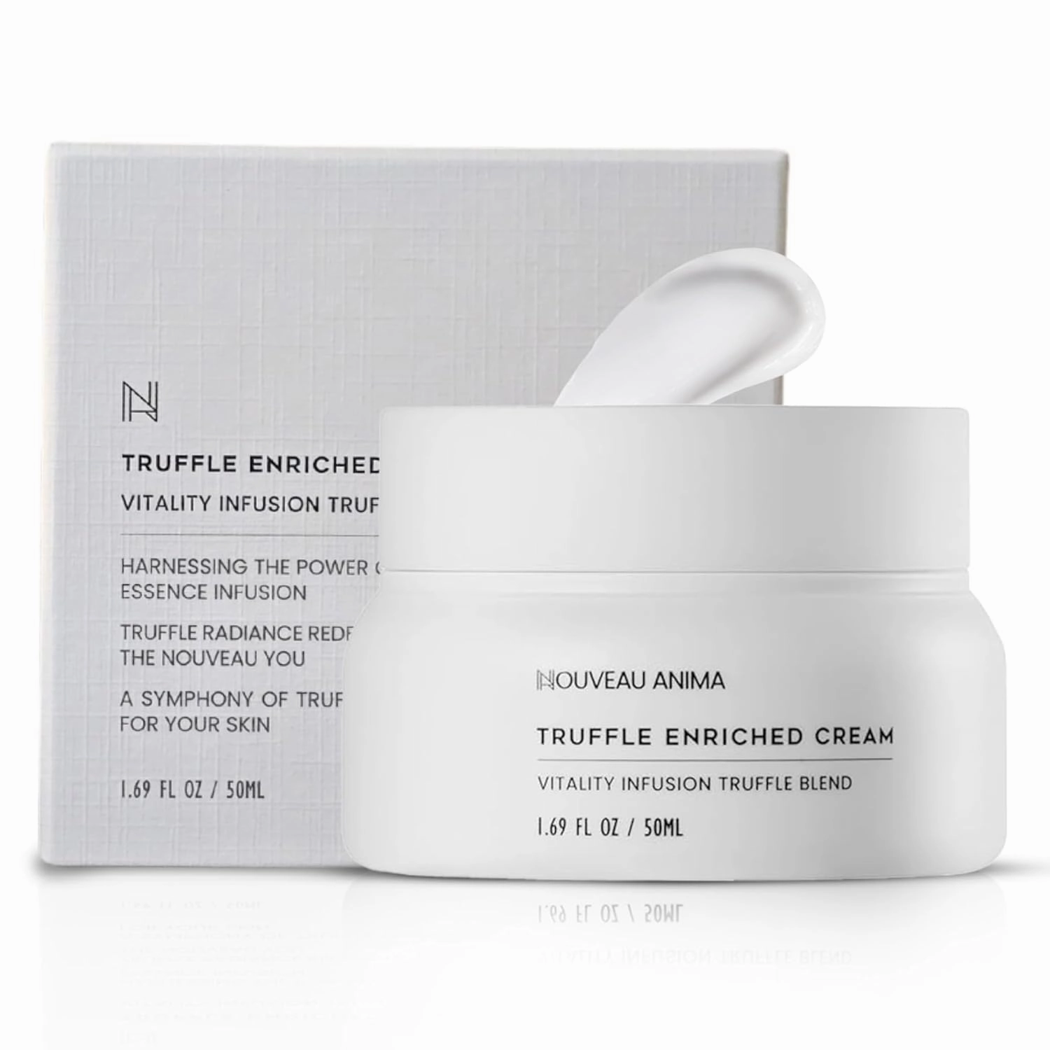 Truffle Facial Cream – Hydrating White Truffle Skincare with Hyaluronic Acid & Niacinamide, Lightweight, Hypoallergenic, Fragrance-Free, 50ml for All Skin Types