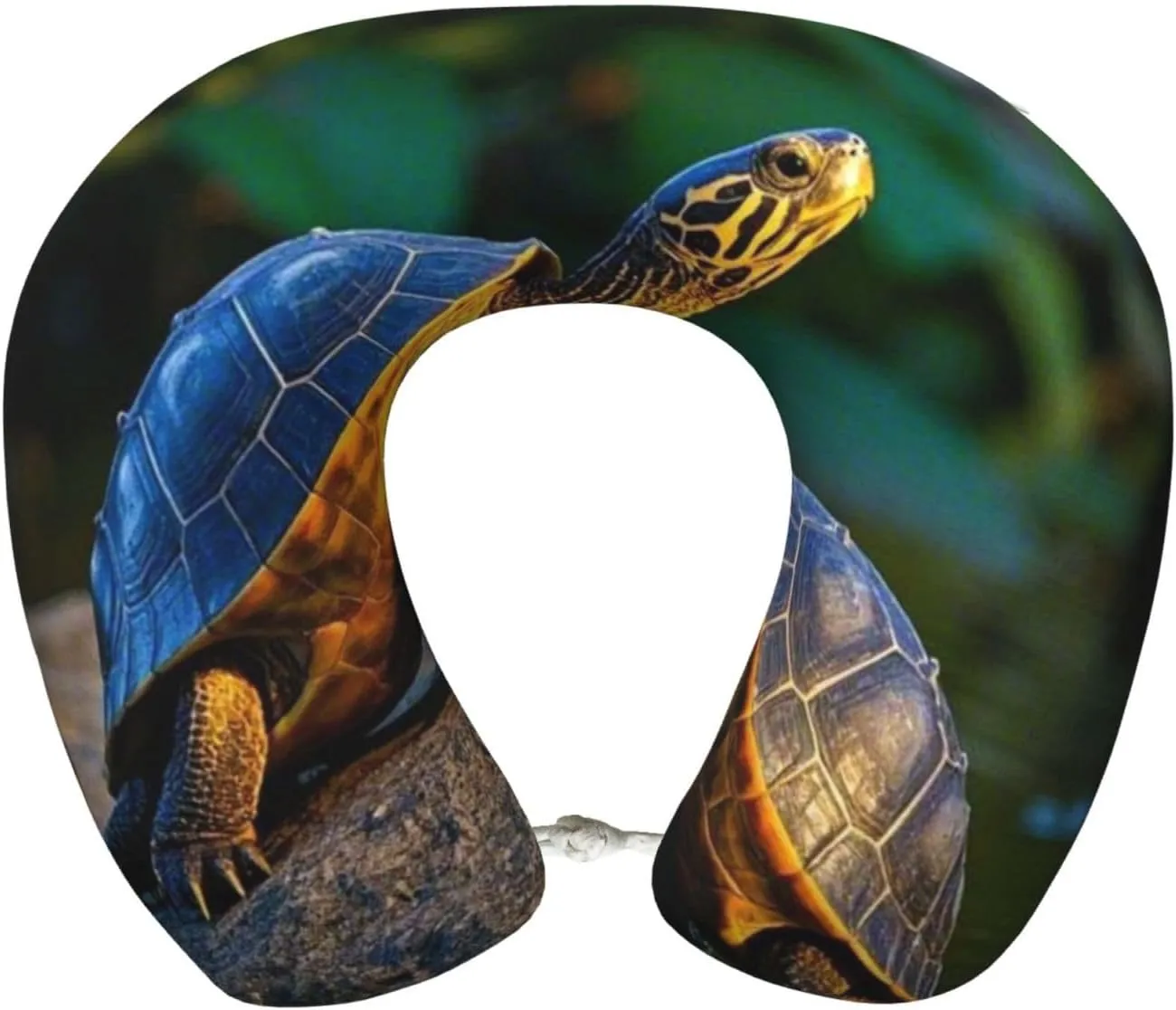 Twilight Turtles Print Travel Sleep Neck Pillow, U Shaped Head Neck Support Pillow for Travel, Office, Car (Washable)