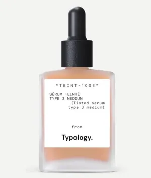 Typology Tinted Serum with Vitamin C, Squalane & Aloe Vera - Type 3 / Medium     Bonus Premium Korean AloeVera Sheet Masque