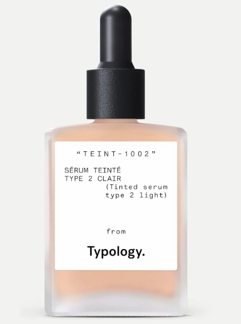 Typology Tinted Serum with Vitamin C, Squalane & Aloe Vera - Type 2 / Light     Bonus Premium Korean AloeVera Sheet Masque