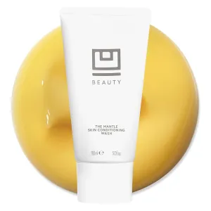 U Beauty The MANTLE Skin Conditioning Wash - Hydrating Facial Cleanser & Makeup Remover with Vitamin C   E, Fruit AHAs, and Hyaluronic Acid for Clean, Refreshed and Hydrated-Looking Skin - 5.0 fl oz